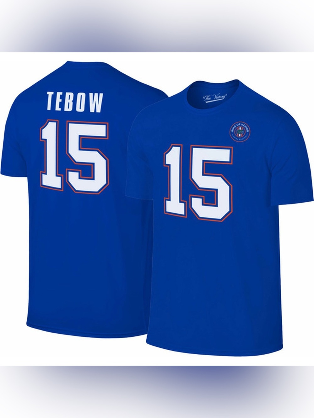 Florida Gators Tim Tebow Ring of Honor T-shirt Gator Blue Youth Medium